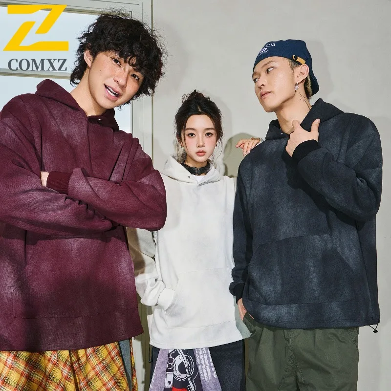 COMXZ 2025 Autumn Winter New Men Heavyweight Hooded Round Neck Pullover Solid Color Sweatshirt Japanese Style outdoor Streetwear
COMXZ 2025 Autumn Winter New Men Heavyweight Hooded Round Neck Pullover Solid Color Sweatshirt Japanese Style outdoor Streetwear