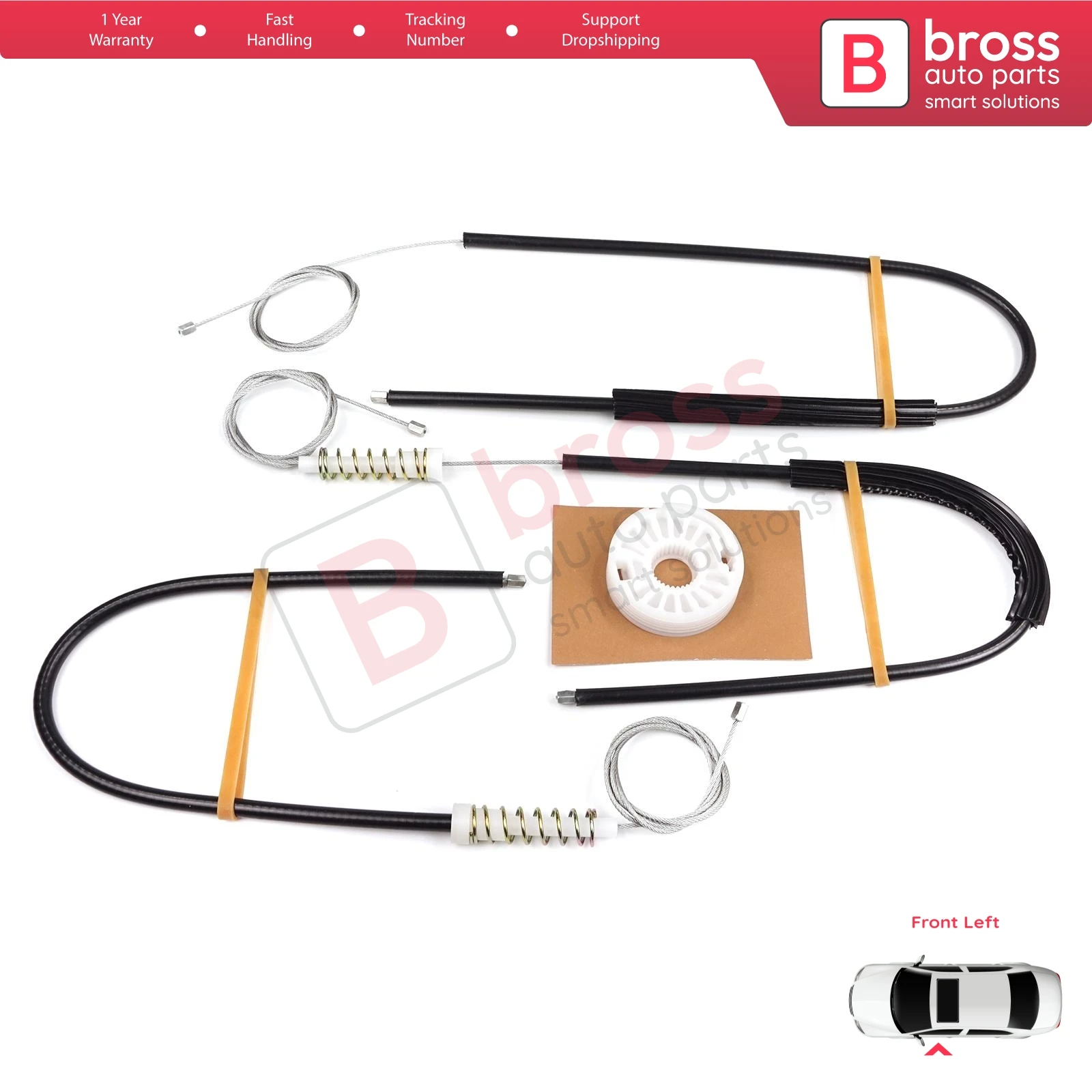 BWR5131 Electric Window Regulator Lifter Repair Kit Front Left Door for Audi A8 S8 Quattro MK2 D3 4E2 4E8 2002-2010 4E0837461B
BWR5131 Electric Window Regulator Lifter Repair Kit Front Left Door for Audi A8 S8 Quattro MK2 D3 4E2 4E8 2002-2010 4E0837461B