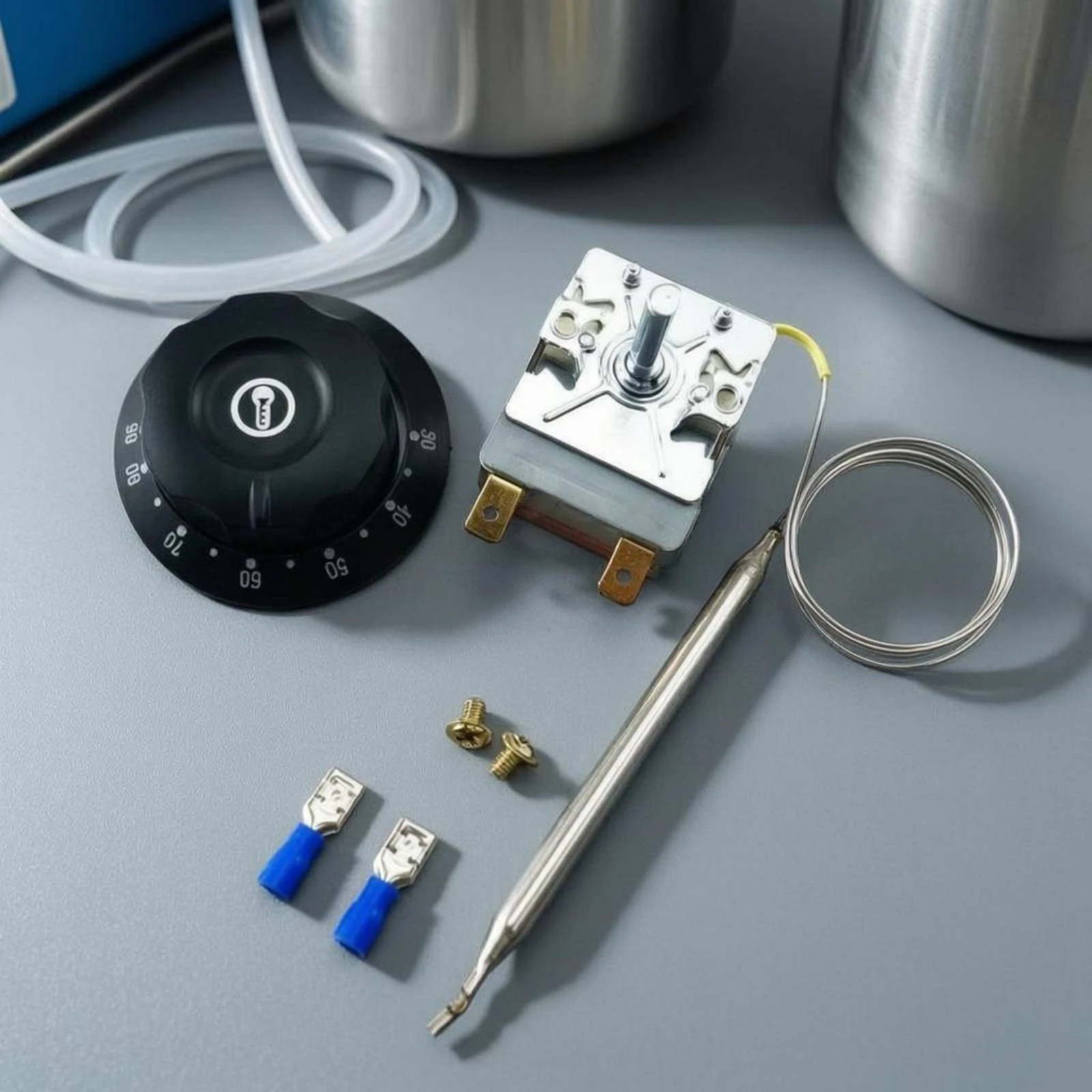 Fermentation Box Temperature Controller Normally Accessible (NO) Bread Proofer Humidity Controller Mechanical Thermostat Knob
Fermentation Box Temperature Controller Normally Accessible (NO) Bread Proofer Humidity Controller Mechanical Thermostat Knob