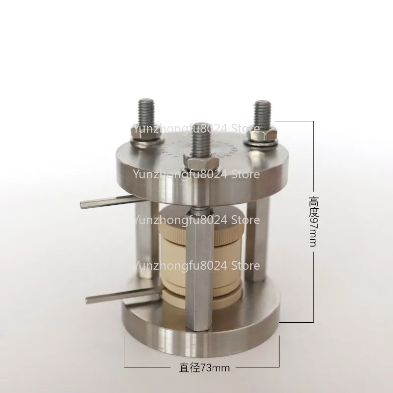 All-solid-state Battery Testing Die Fixture Sulfide Halide Oxide Polymer Electrolyte Tableting
All-solid-state Battery Testing Die Fixture Sulfide Halide Oxide Polymer Electrolyte Tableting