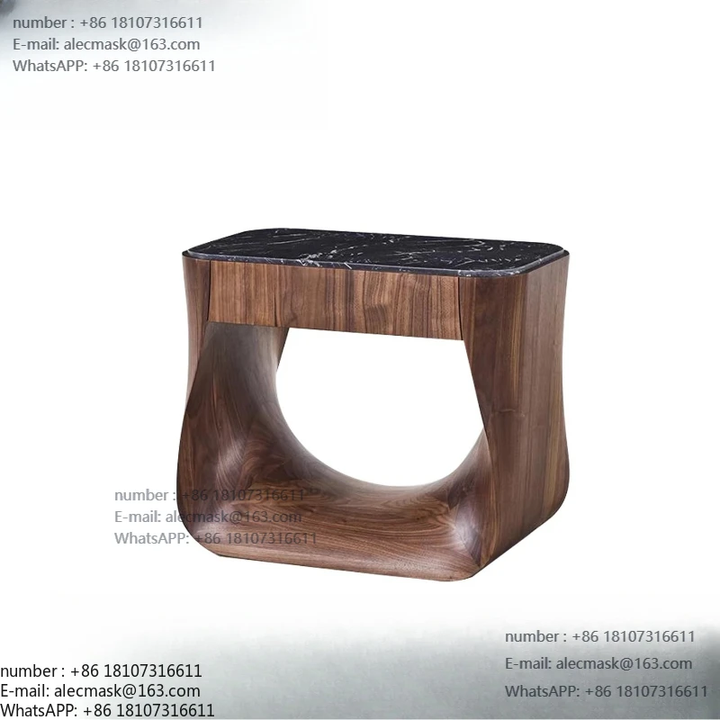 Art modern designer light luxury simple wooden board bedside table villa bedroom furniture
Art modern designer light luxury simple wooden board bedside table villa bedroom furniture