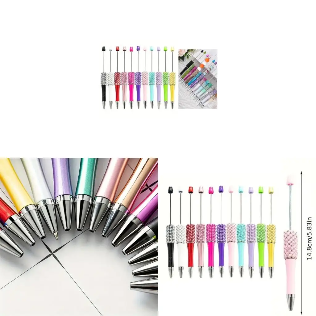 11 Pcs Beadable Pen Beadable Ballpoint Pen Rhinestones Writing Pen DIY Bead Pen
11 Pcs Beadable Pen Beadable Ballpoint Pen Rhinestones Writing Pen DIY Bead Pen