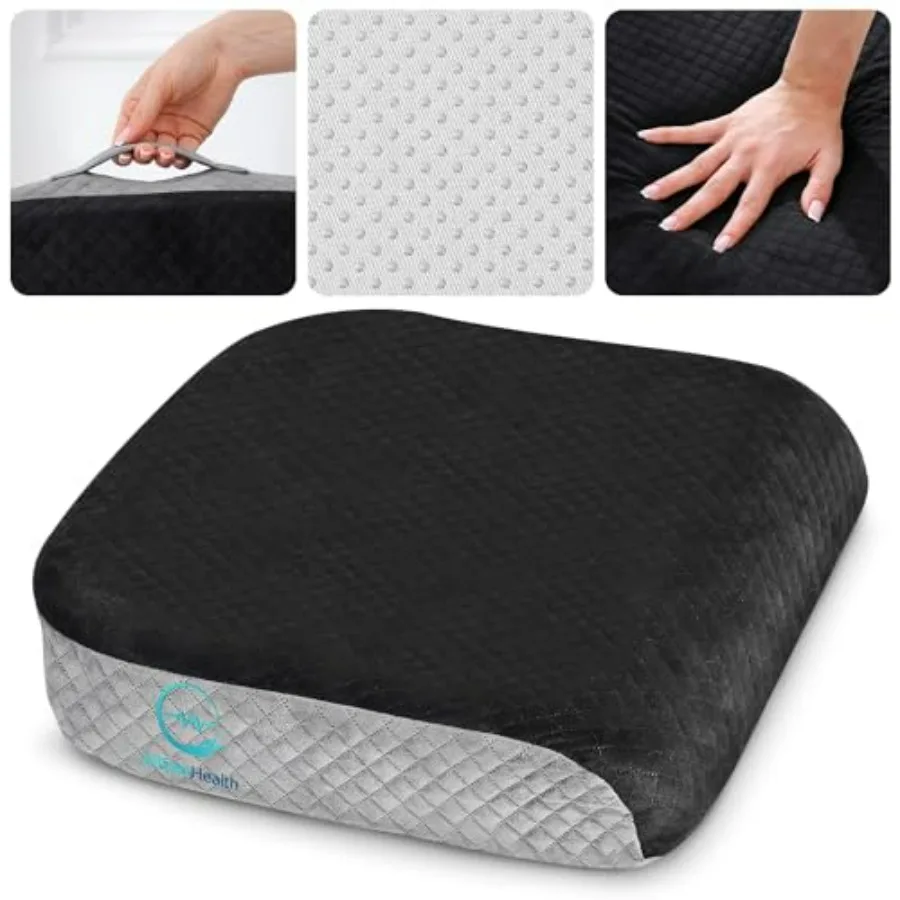 Large Seat Cushion 19" x 17" x 3" Memory Foam for Office Chair, Wheelchair Cushions, Floor Pillow Cushion Back Pain Coccyx Pain
Large Seat Cushion 19" x 17" x 3" Memory Foam for Office Chair, Wheelchair Cushions, Floor Pillow Cushion Back Pain Coccyx Pain