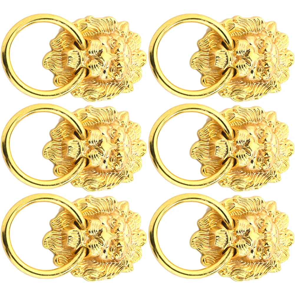 6pcs Lion Head Handle Drawer Dresser Knobs Closet Door Vintage Cabinet Zinc Alloy Pulls Small Wardrobe Furniture Hardware
6pcs Lion Head Handle Drawer Dresser Knobs Closet Door Vintage Cabinet Zinc Alloy Pulls Small Wardrobe Furniture Hardware