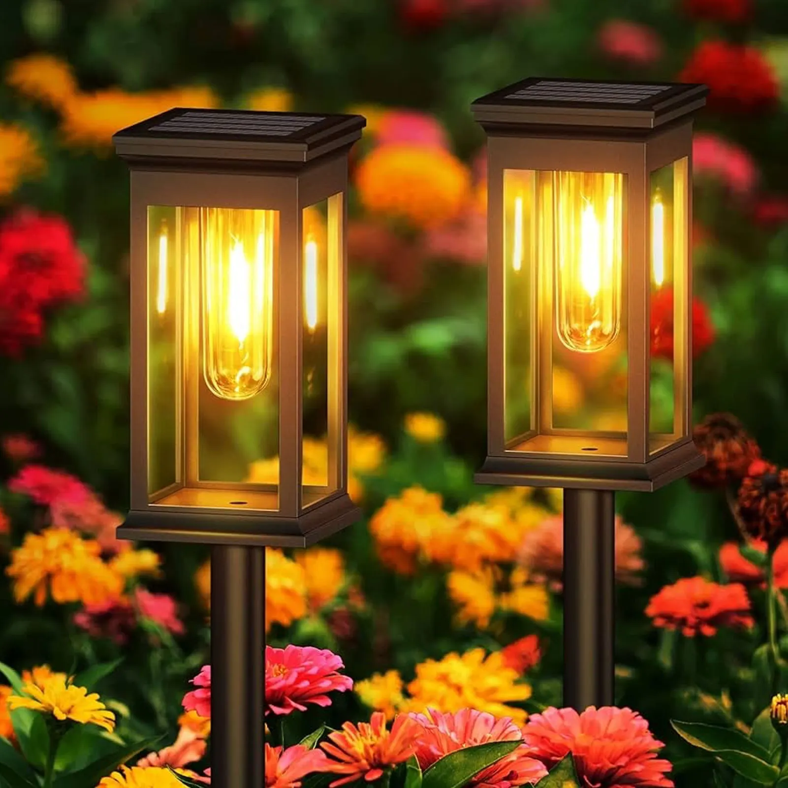 ZK40 2PCS Solar Pathway Lights Outdoor Waterproof Auto On Off Solar Garden Light for Walkway Patio Yard Garden Lawn Warm Light
ZK40 2PCS Solar Pathway Lights Outdoor Waterproof Auto On Off Solar Garden Light for Walkway Patio Yard Garden Lawn Warm Light