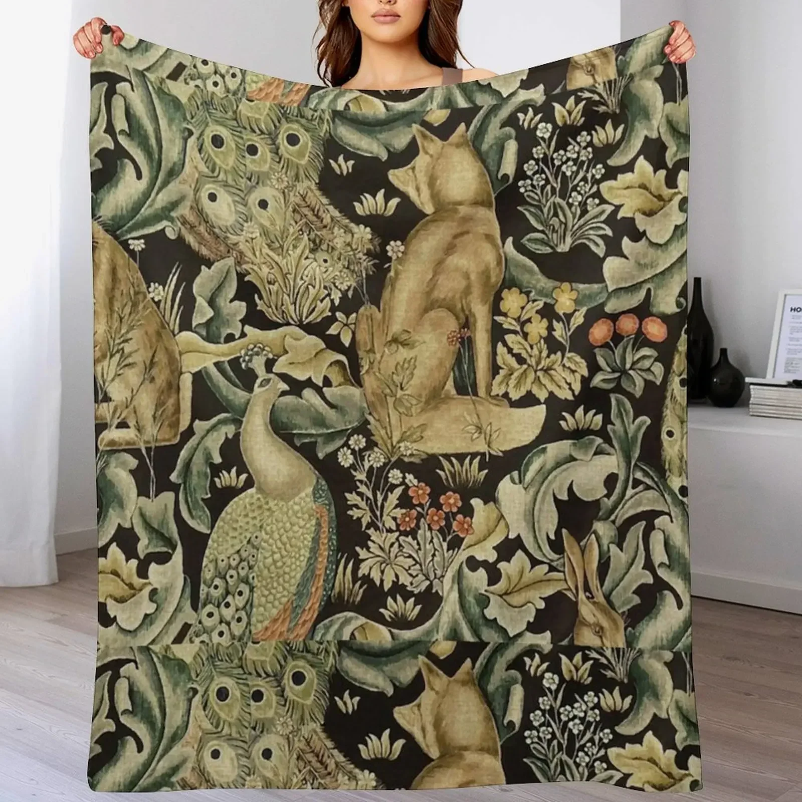 William Morris forest fabric Throw Blanket Sleeping Bag Decorative Sofa Blankets
William Morris forest fabric Throw Blanket Sleeping Bag Decorative Sofa Blankets