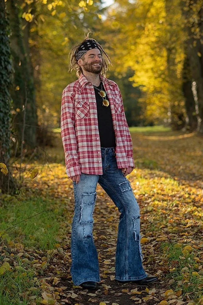 2026 Spring Summer Men's Retro Denim Flare Jeans Pants Trousers Patchwork Stretch Bell Bottoms Outfit Clothing
2026 Spring Summer Men's Retro Denim Flare Jeans Pants Trousers Patchwork Stretch Bell Bottoms Outfit Clothing