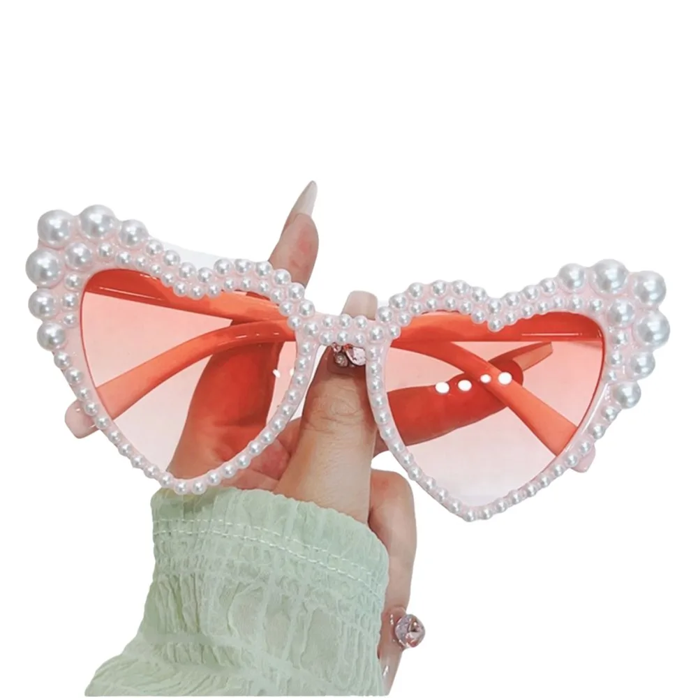 Pearl Frame Imitation Pearl Sunglasses Heart-shaped Design Comfortable To Wear Cat Eye Eyewear Y2K Fashion UV400 Protection
Pearl Frame Imitation Pearl Sunglasses Heart-shaped Design Comfortable To Wear Cat Eye Eyewear Y2K Fashion UV400 Protection