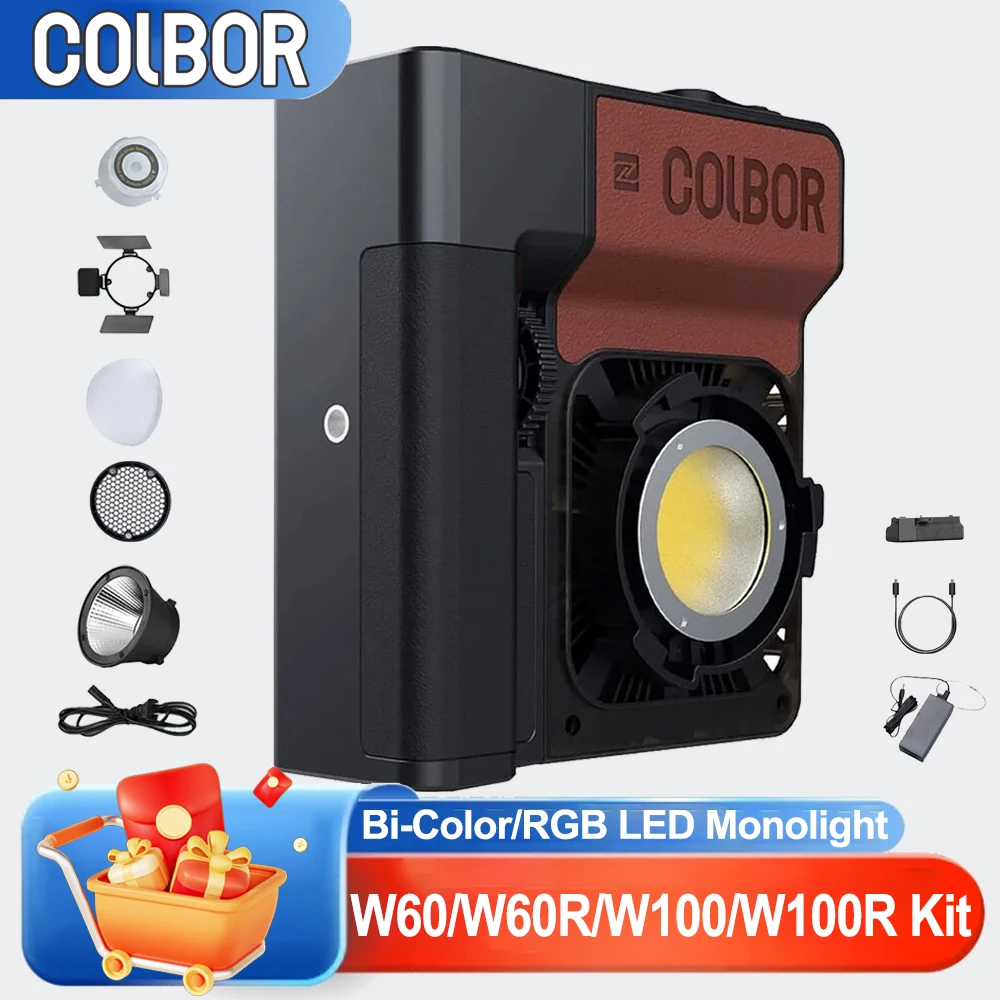 Комплект портативных карманных видеосветильников COLBOR W60/W60R/W100/W100R (2700K-6500K) для съемки на улице
Комплект портативных карманных видеосветильников COLBOR W60/W60R/W100/W100R (2700K-6500K) для съемки на улице