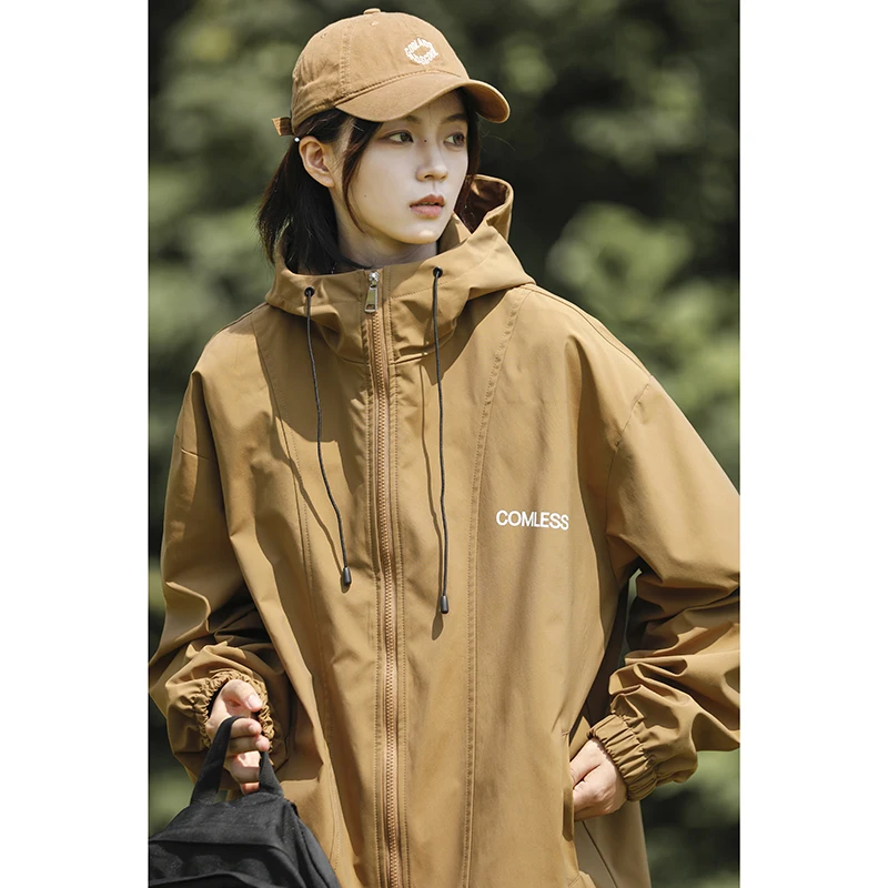 Мужская демисезонная куртка в японском ретро-стиле с капюшоном, для активного отдыха, повседневная, ветрозащитная, на молнии, свободного кроя
Мужская демисезонная куртка в японском ретро-стиле с капюшоном, для активного отдыха, повседневная, ветрозащитная, на молнии, свободного кроя