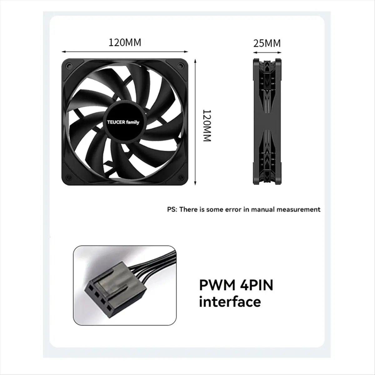 HGHO Teucer 12cm Chassis Fan PWM Control 1800rpm Silent Computer Case CPU Cooler Heatsink 12cm Cooling Fan White
HGHO Teucer 12cm Chassis Fan PWM Control 1800rpm Silent Computer Case CPU Cooler Heatsink 12cm Cooling Fan White