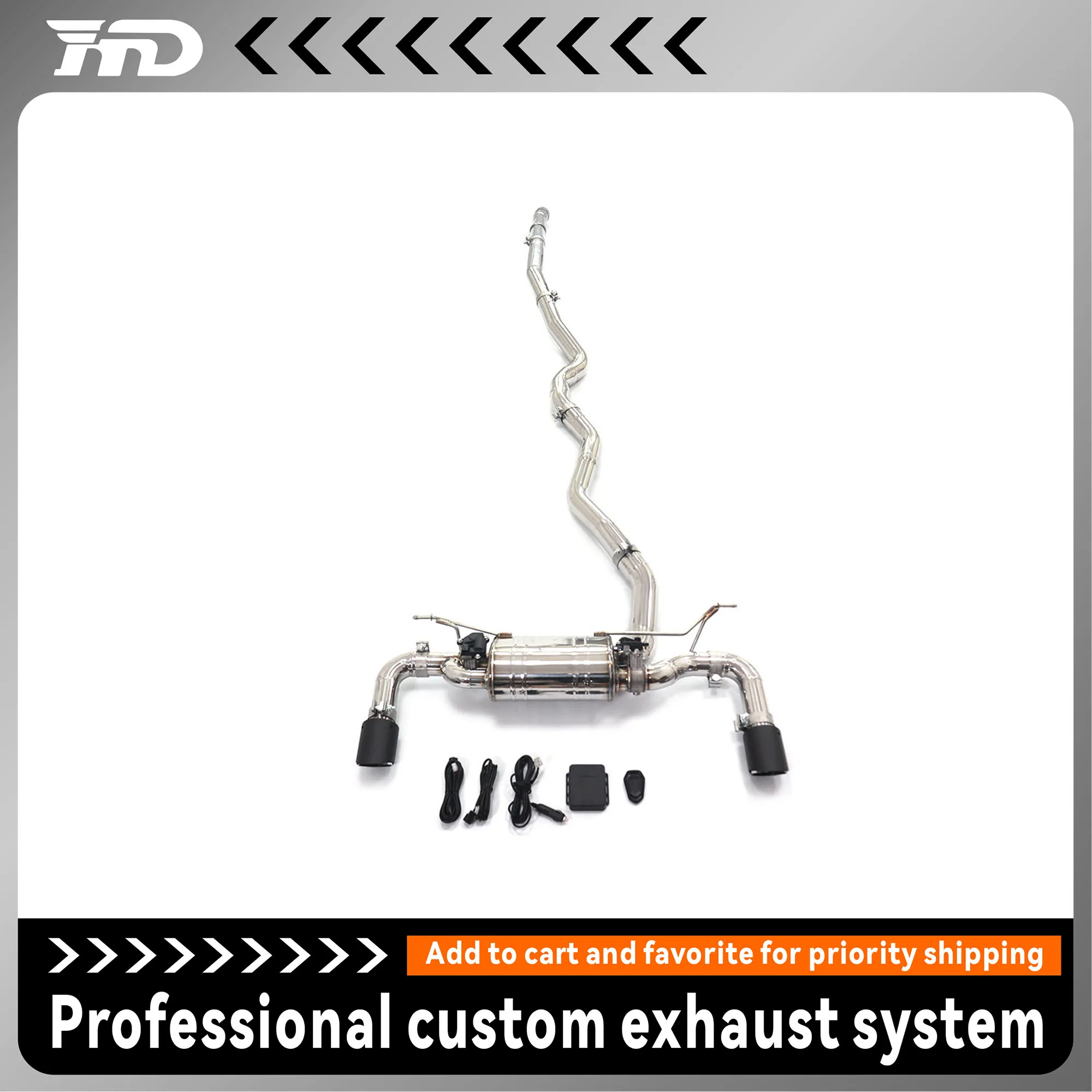 HMD Stainless Steel Exhaust System Performance Catback for BMW F3X 440i 3.0T alter X3M Auto Accesorios Electronic Valve Muffler
HMD Stainless Steel Exhaust System Performance Catback for BMW F3X 440i 3.0T alter X3M Auto Accesorios Electronic Valve Muffler
