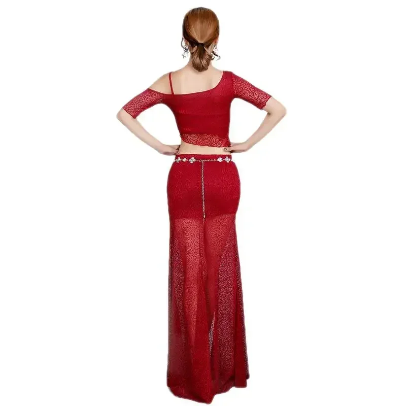 Oriental Dance Suit Top Long Sleeve Split Skirt Practice Clothes Female Elegant Shirt Profession Performance Clothing Set
Oriental Dance Suit Top Long Sleeve Split Skirt Practice Clothes Female Elegant Shirt Profession Performance Clothing Set