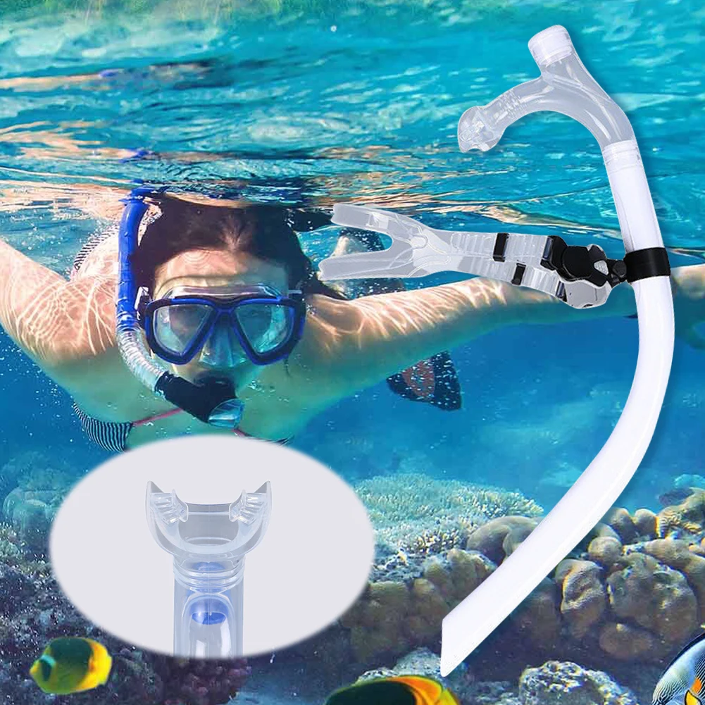 Силиконовый шноркель для тренировок по плаванию с центральным креплением, фронтальный мундштук для снорклинга, подводного плавания, фридайвинга, плавания
Силиконовый шноркель для тренировок по плаванию с центральным креплением, фронтальный мундштук для снорклинга, подводного плавания, фридайвинга, плавания