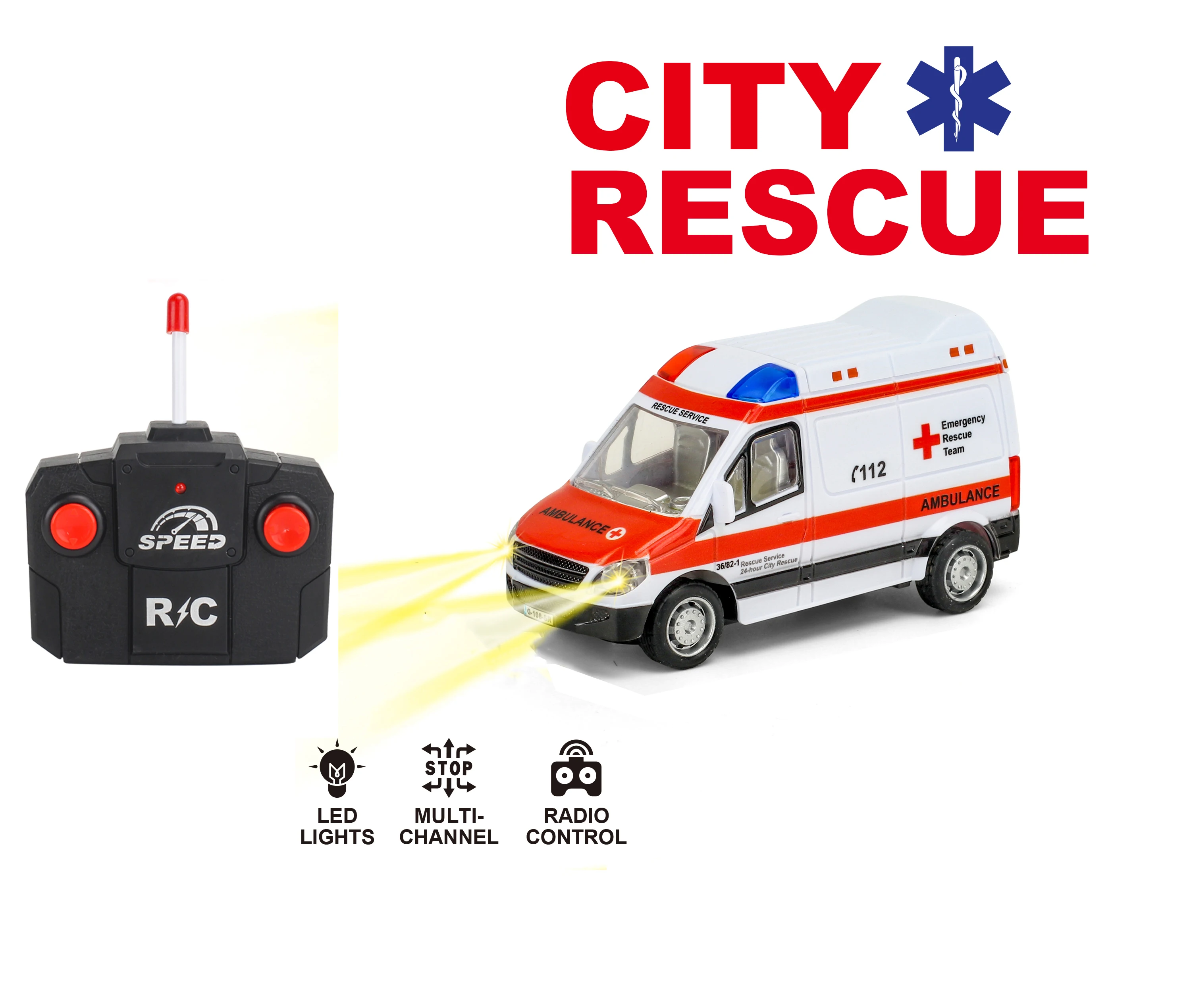 Remote Control Car Ambulance Model, Realistic Mini Ambulance with Lights, Gift for Children, Holiday Gift Toy for Friends
Remote Control Car Ambulance Model, Realistic Mini Ambulance with Lights, Gift for Children, Holiday Gift Toy for Friends