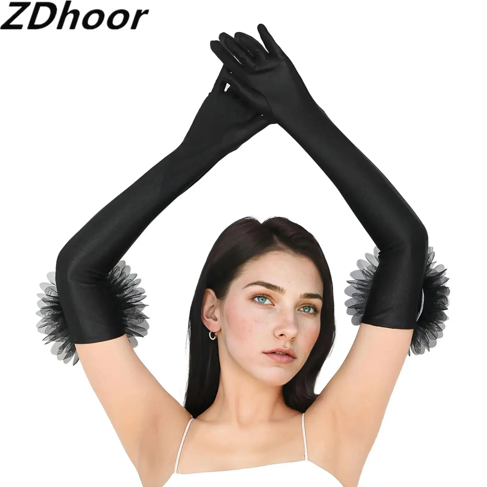 1 Pair Women Above Elbow Length Long Gloves Dance Gloves Halloween Cosplay Accessories Sets for Party Performance
1 Pair Women Above Elbow Length Long Gloves Dance Gloves Halloween Cosplay Accessories Sets for Party Performance