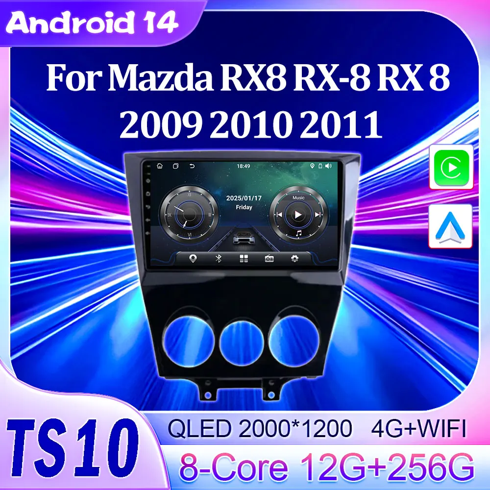 2Din Android 14 авторадио автомобильный радиоприемник мультимедийный плеер для Mazda RX8 RX-8 RX 8 2009 2010 2011 авторадио CarPlay навигация GPS
2Din Android 14 авторадио автомобильный радиоприемник мультимедийный плеер для Mazda RX8 RX-8 RX 8 2009 2010 2011 авторадио CarPlay навигация GPS