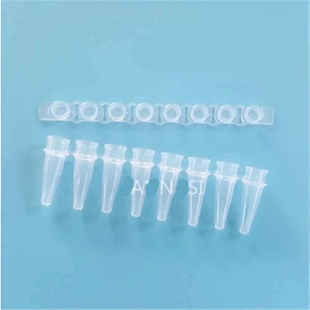 0.1ml Thin Wall PCR 8- Centrifuge tube Strips w Caps for Agarose Gene Experiment 200 Pcs 
0.1ml Thin Wall PCR 8- Centrifuge tube Strips w Caps for Agarose Gene Experiment 200 Pcs