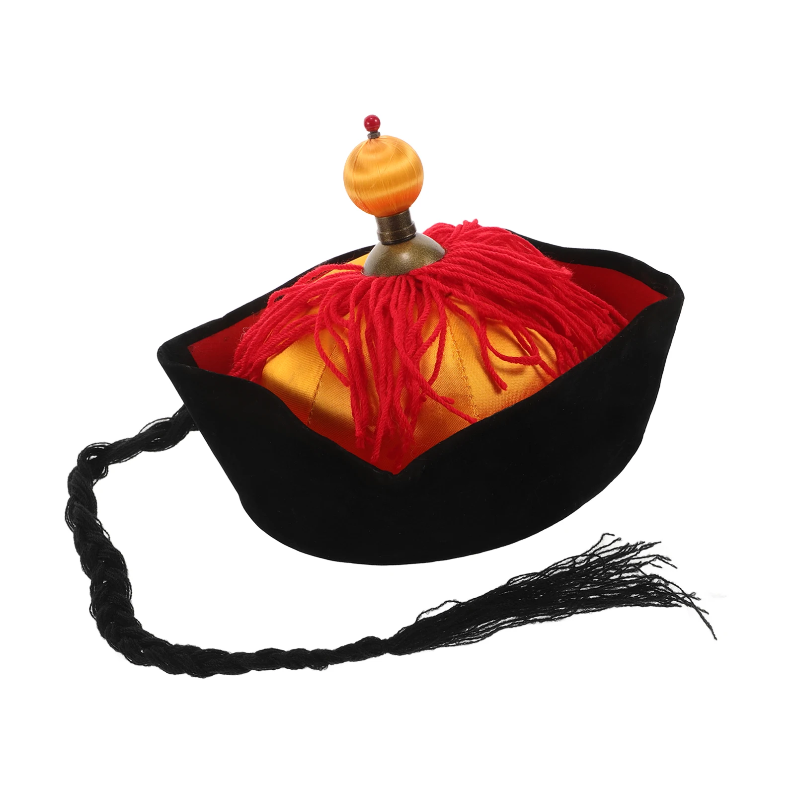 Hanfu Hat Ancient Chinese Costume Accessories Adult Cultural Headwear Emperor Felt Official iental Ponytail Braid Traditional
Hanfu Hat Ancient Chinese Costume Accessories Adult Cultural Headwear Emperor Felt Official iental Ponytail Braid Traditional