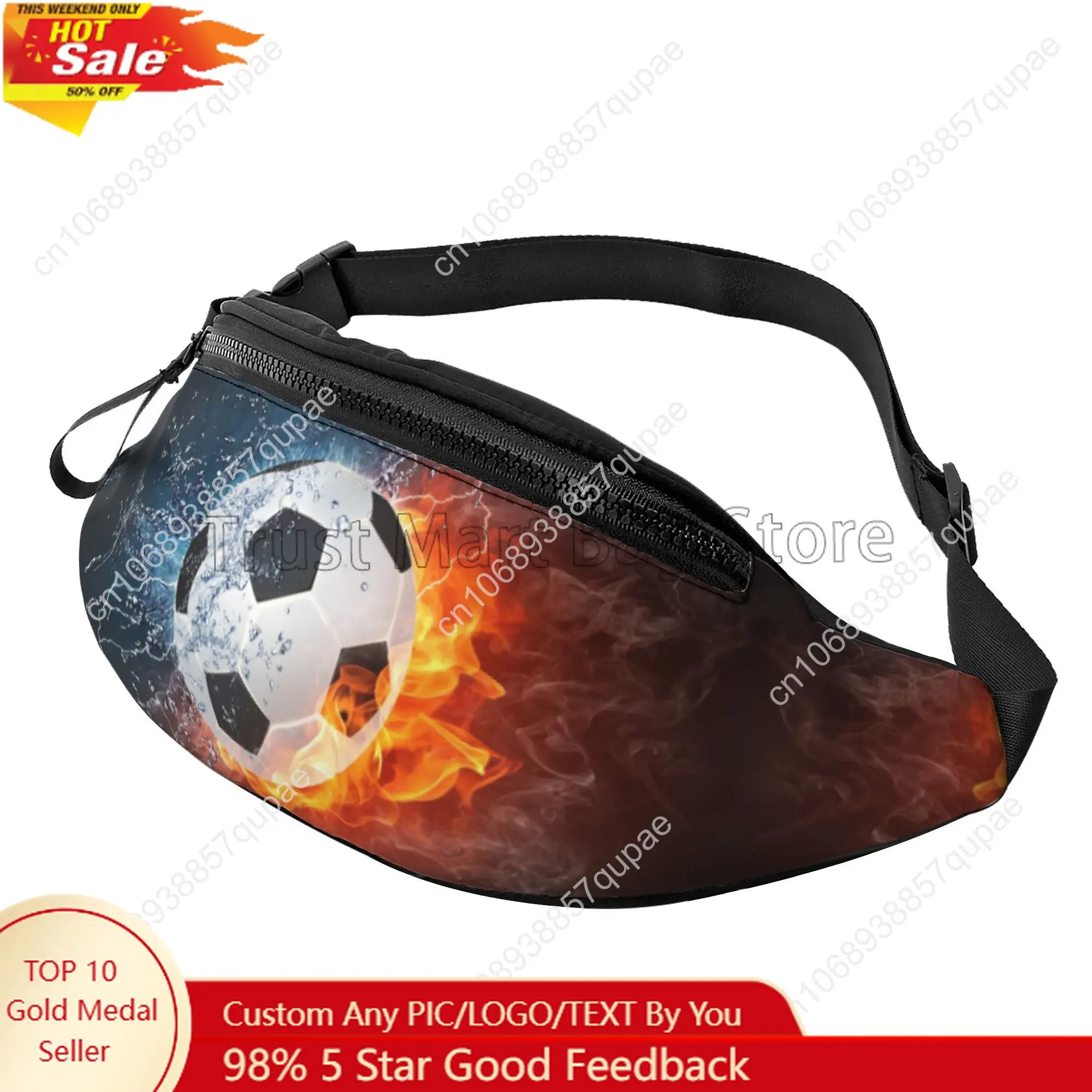 Soccer Ball Pattern Fanny Pack for Men Women Unisex Casual Waist Bag for Running Hiking Travel Walking Sport Fishing Waist Packs
Soccer Ball Pattern Fanny Pack for Men Women Unisex Casual Waist Bag for Running Hiking Travel Walking Sport Fishing Waist Packs