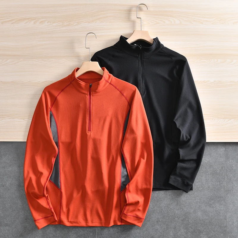 Breathable Long Sleeve Cycling T-Shirt Men's Outdoor Sports Half Zipper Moisture Wicking Elastic Island Country Mountain Clim...
Breathable Long Sleeve Cycling T-Shirt Men's Outdoor Sports Half Zipper Moisture Wicking Elastic Island Country Mountain Clim...