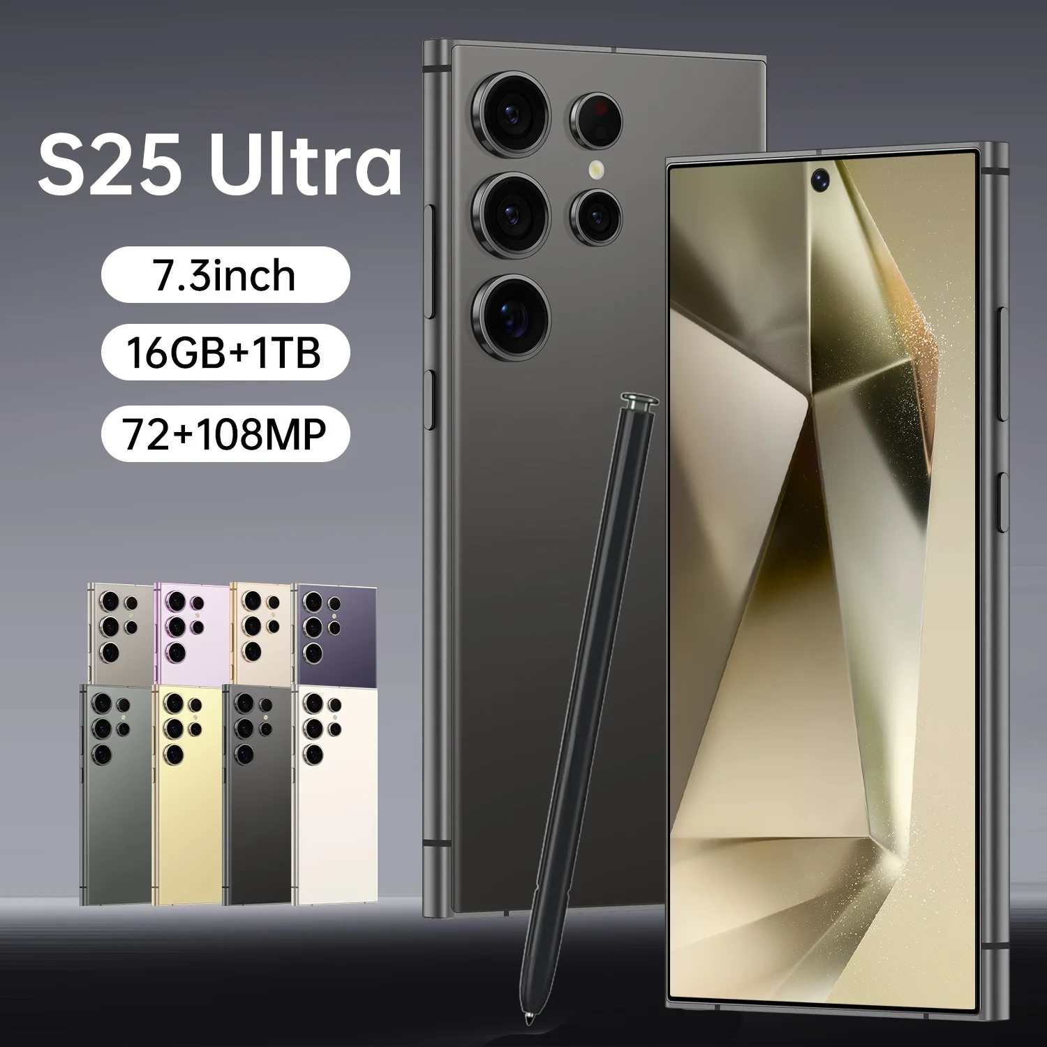 Global Version S25 Ultra Original Smart Android Phone 7.3 Inch HD Screen 108MP Camera 5G Face Unlock 6800mAh Dual SIM Phone
Global Version S25 Ultra Original Smart Android Phone 7.3 Inch HD Screen 108MP Camera 5G Face Unlock 6800mAh Dual SIM Phone