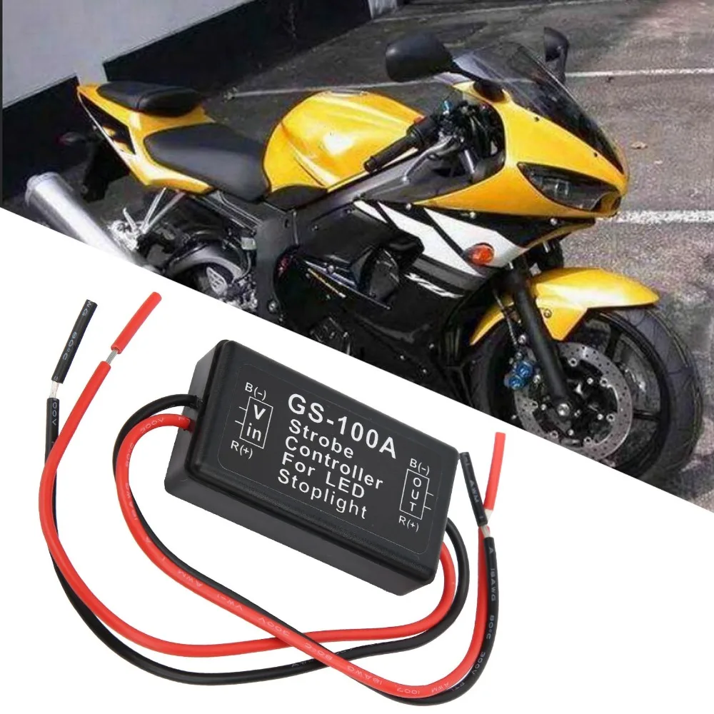 GS-100A Strobe Controller 12-24VDC 5*3*1.5cm GS‑100A Strobe Controller Plastic 2A LED Flash Control Module LED Light System
GS-100A Strobe Controller 12-24VDC 5*3*1.5cm GS‑100A Strobe Controller Plastic 2A LED Flash Control Module LED Light System