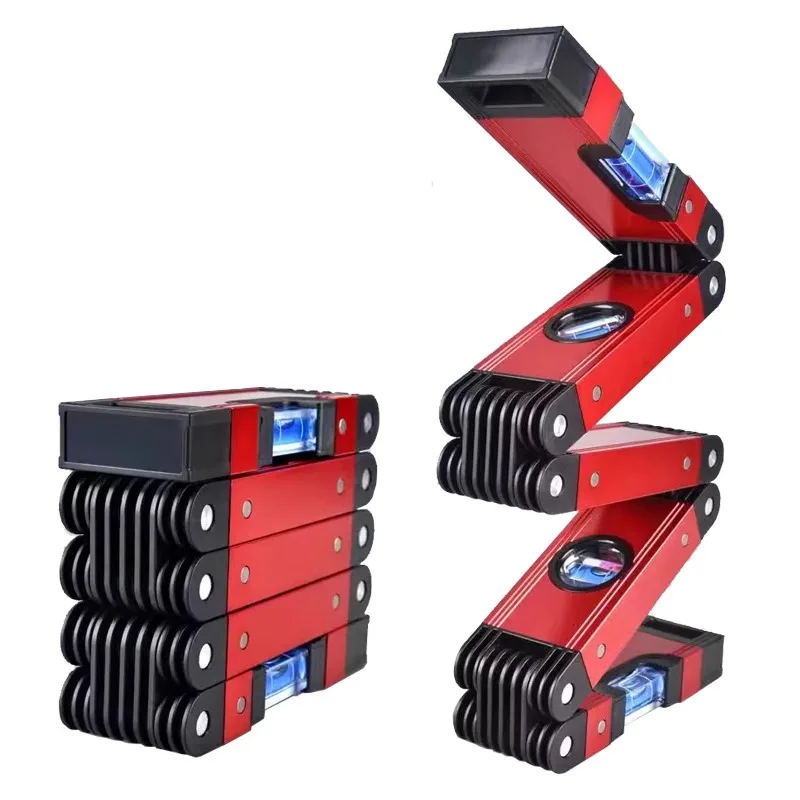 Складная линейка уровня. Высокоточная многофункциональная измерительная линейка с магнитным портативным специальным инструментом для деревообработки.
Складная линейка уровня. Высокоточная многофункциональная измерительная линейка с магнитным портативным специальным инструментом для деревообработки.