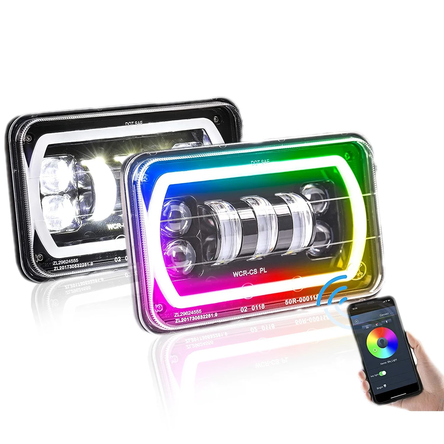 RGB halo 4x6 дюймов светодиодные мотоциклетные фары для Su zuki DRZ герметичный луч замена фар H4651 H4652 H4656
RGB halo 4x6 дюймов светодиодные мотоциклетные фары для Su zuki DRZ герметичный луч замена фар H4651 H4652 H4656