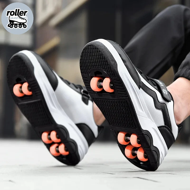 6 Wheels Children's Roller Skates Shoes Detachable Shoes with Wheel 2 in 1 Removable Pulley Skate Skating Parkour Racing Sneaker
6 Wheels Children's Roller Skates Shoes Detachable Shoes with Wheel 2 in 1 Removable Pulley Skate Skating Parkour Racing Sneaker