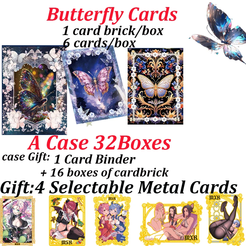 Butterfly Collection Card Hobby Beautiful Card CCG Game Birthday Party Box Girl's Hobby Card Kids Toy Gifts
Butterfly Collection Card Hobby Beautiful Card CCG Game Birthday Party Box Girl's Hobby Card Kids Toy Gifts
