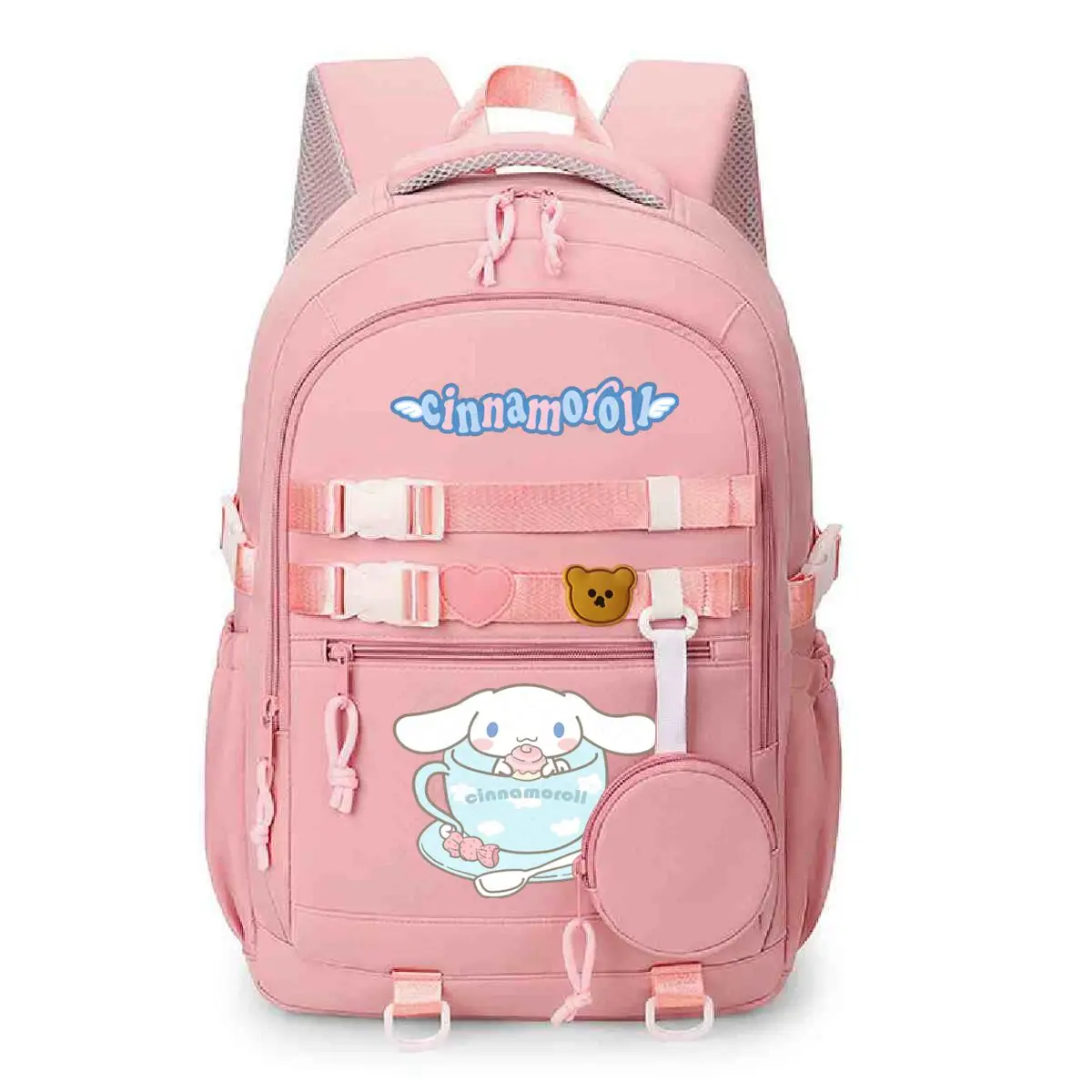 Children Teeneger Schoolbags Cinnamoroll Backpack Women Laptop Computer Large Capacity School Backpacks for Girls Packsack Gift
Children Teeneger Schoolbags Cinnamoroll Backpack Women Laptop Computer Large Capacity School Backpacks for Girls Packsack Gift