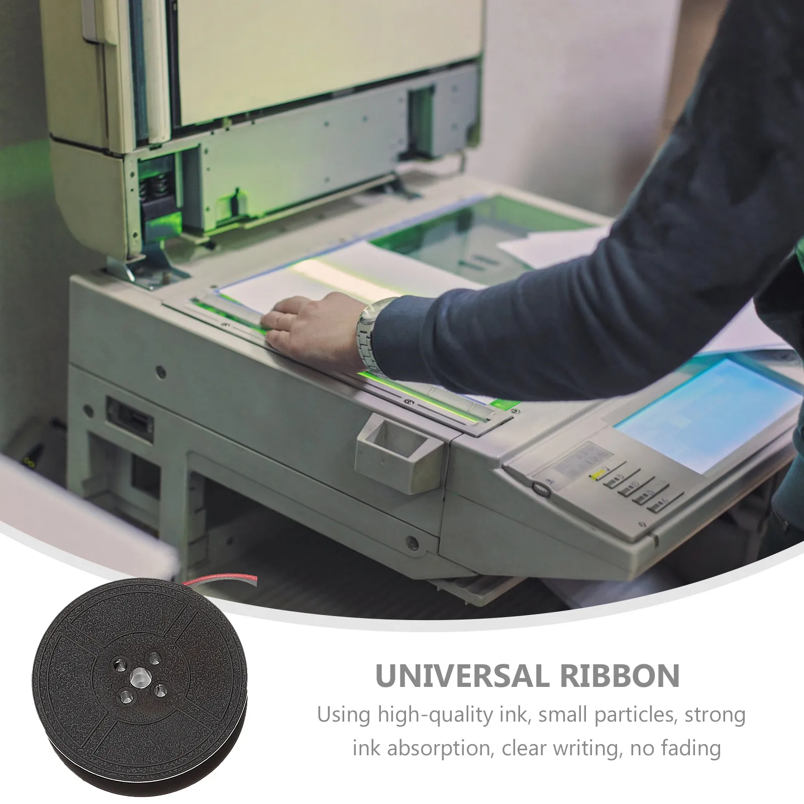 Профессиональная универсальная лента для пишущих машинок, черно-красная, высокопрочная, на нейлоновой основе 66, с четким текстом, долговечными чернилами, для различных моделей
Профессиональная универсальная лента для пишущих машинок, черно-красная, высокопрочная, на нейлоновой основе 66, с четким текстом, долговечными чернилами, для различных моделей