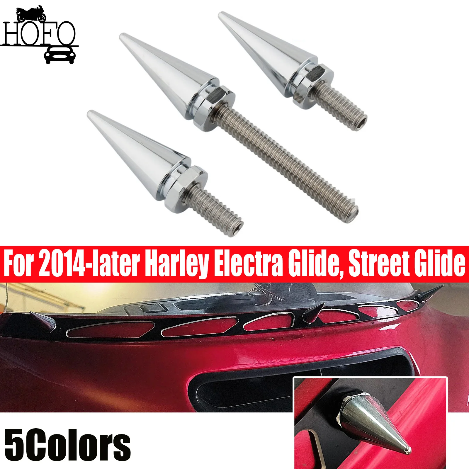 Motorcycle Windscreen Trim Bolts Windshield Accessories 4pcs Screws For 2014-later Harley Electra Glide Street Glide
Motorcycle Windscreen Trim Bolts Windshield Accessories 4pcs Screws For 2014-later Harley Electra Glide Street Glide
