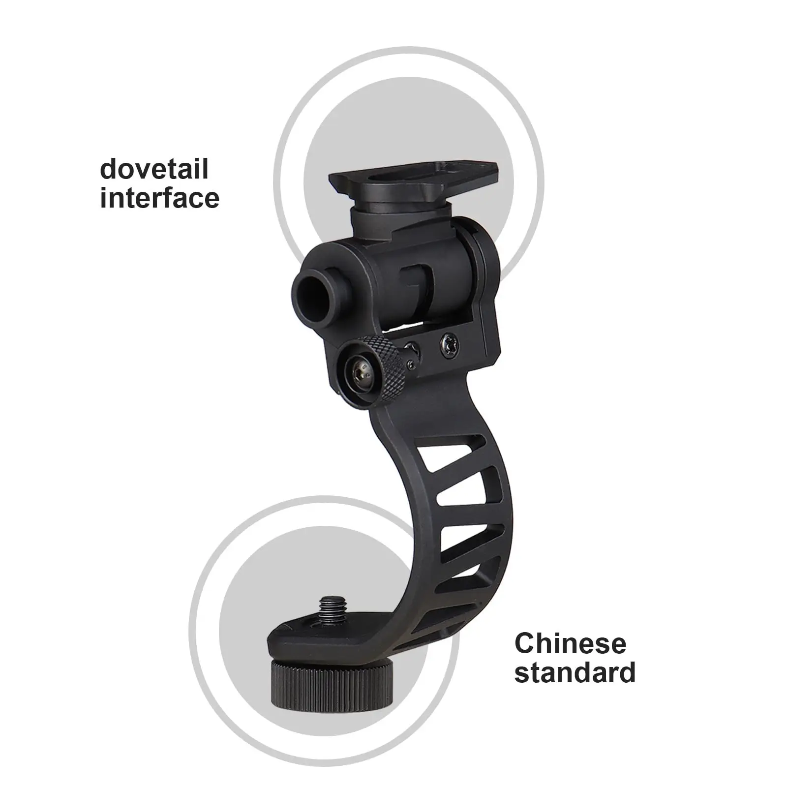 CANIS New Aluminum Alloy PVS14 Night Vision J-Arm Mount fit for Helmet Openwork Design(Support Left Eye, Chinese Thread)
CANIS New Aluminum Alloy PVS14 Night Vision J-Arm Mount fit for Helmet Openwork Design(Support Left Eye, Chinese Thread)