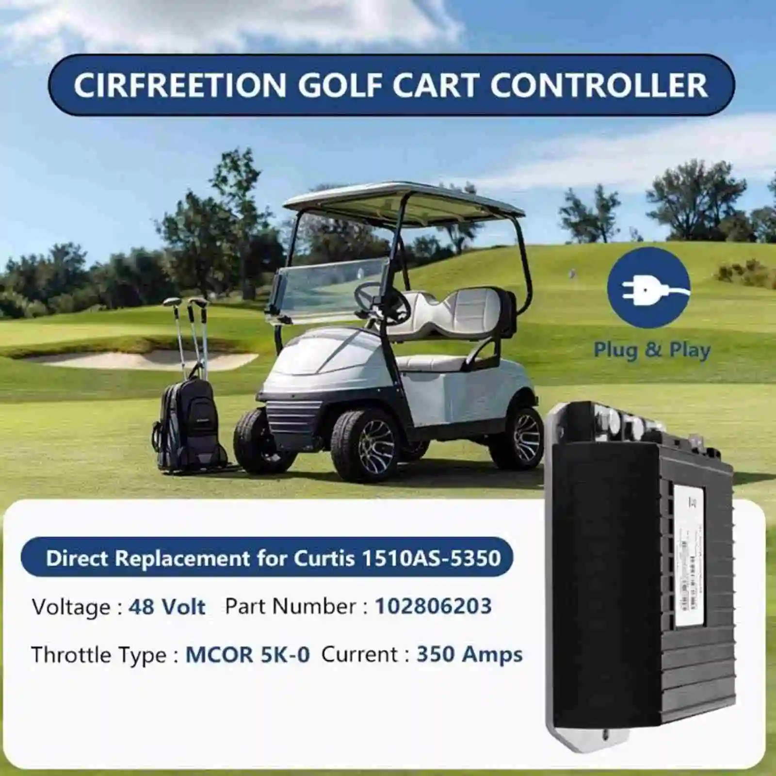 High Performance Golf Cart Controller Professional Car Speed Controller for Golf Cart Golf Equipment Parts
High Performance Golf Cart Controller Professional Car Speed Controller for Golf Cart Golf Equipment Parts