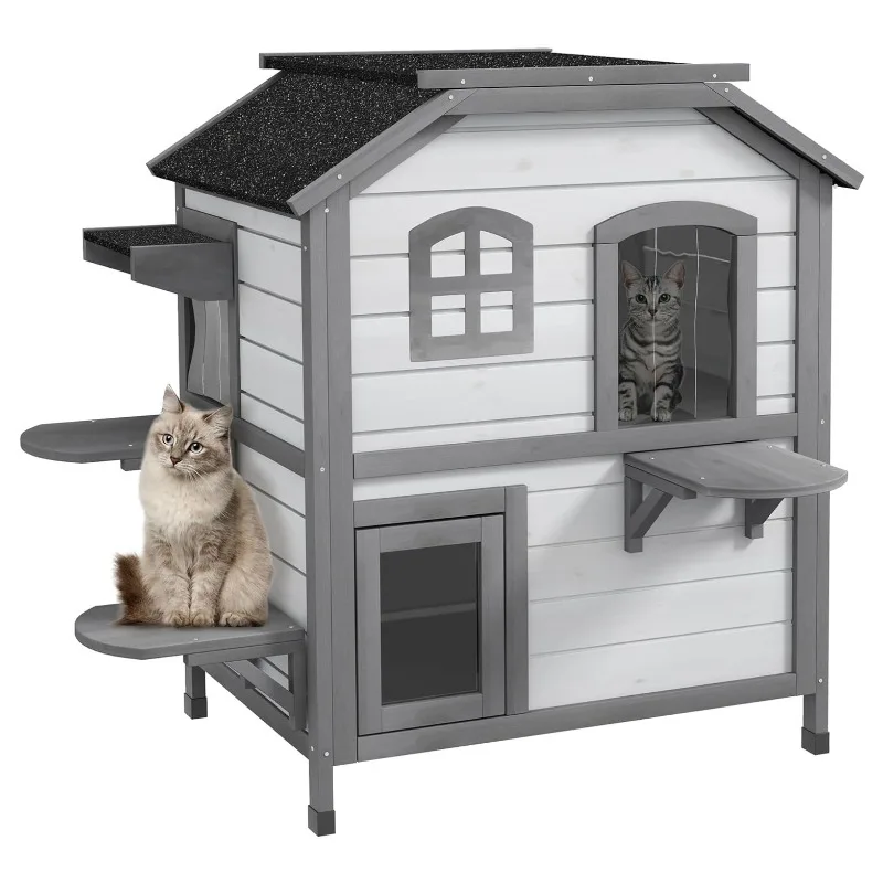 Wooden outdoor pet house Solid wood outdoor cat villa Outdoor garden Wooden assembled pet house
Wooden outdoor pet house Solid wood outdoor cat villa Outdoor garden Wooden assembled pet house