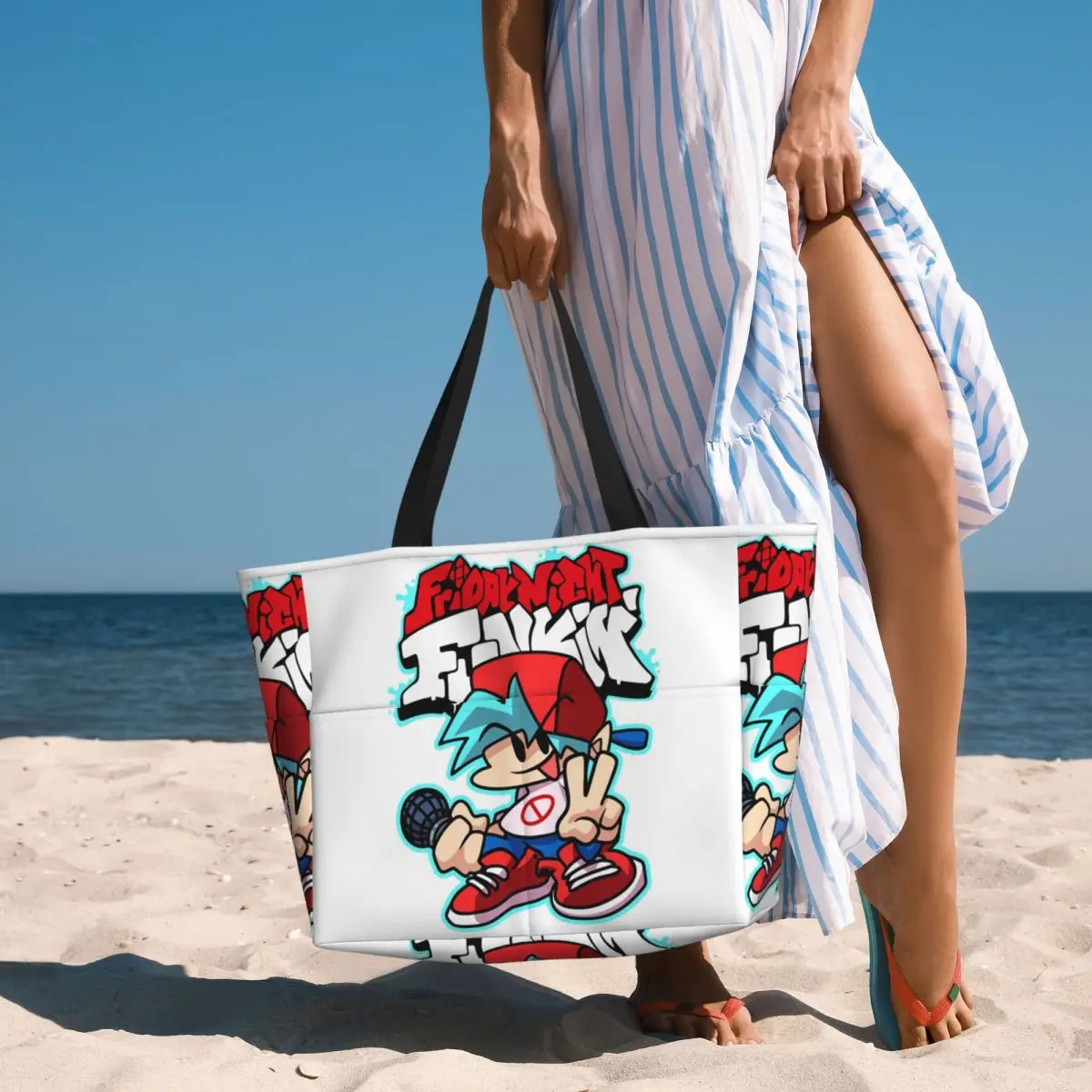 Friday Night Funkin Beach Tote Bag Sport Gym Yoga Duffle Large Tote Bag Women Travel Bag Fitness bag
Friday Night Funkin Beach Tote Bag Sport Gym Yoga Duffle Large Tote Bag Women Travel Bag Fitness bag