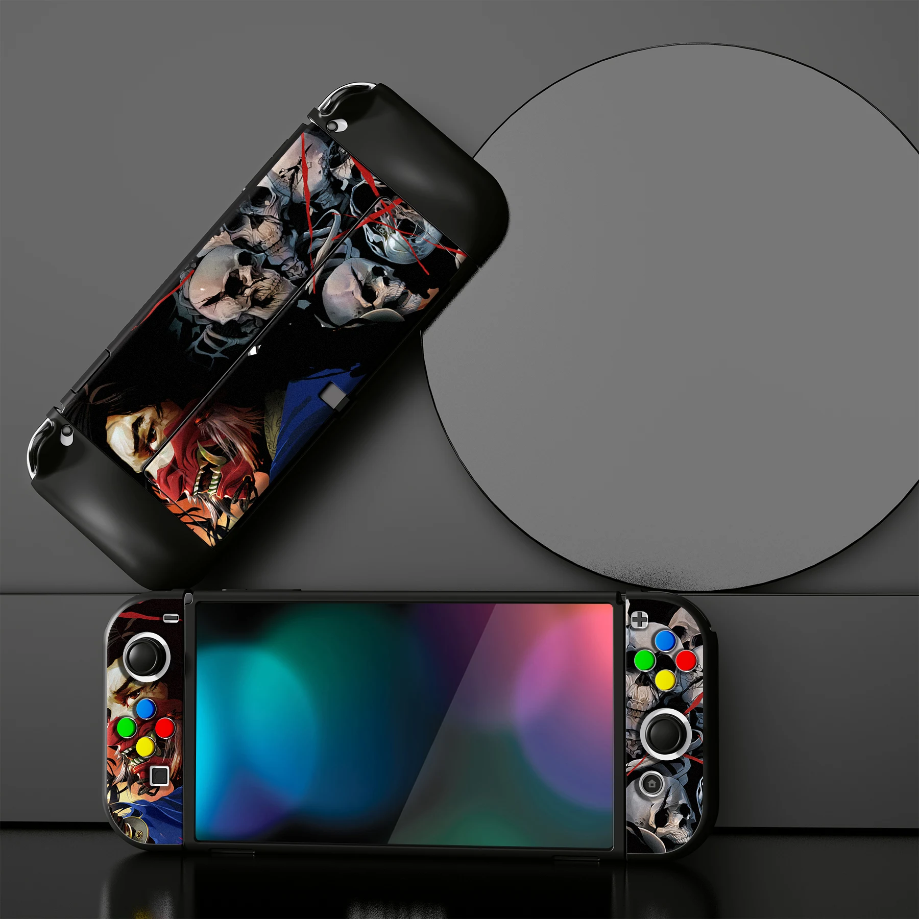 PlayVital ZealProtect Soft Protective Case Protector for Nintendo Switch OLED W/Thumb Grips - Clown Hahaha & Ghost of Samurai
PlayVital ZealProtect Soft Protective Case Protector for Nintendo Switch OLED W/Thumb Grips - Clown Hahaha & Ghost of Samurai