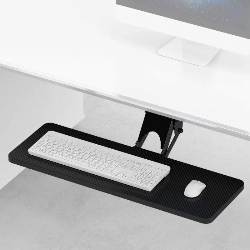 Keyboard tray, ergonomic keyboard stand, computer desktop extension, table under shelf, drawer storage bracket
Keyboard tray, ergonomic keyboard stand, computer desktop extension, table under shelf, drawer storage bracket