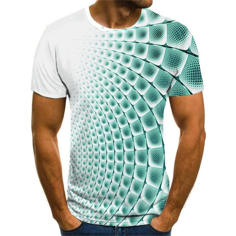 2025 new streetwear 3D digital printing vortex dizziness graphic T-shirt loose sports short sleeved casual T-shirt for men
2025 new streetwear 3D digital printing vortex dizziness graphic T-shirt loose sports short sleeved casual T-shirt for men