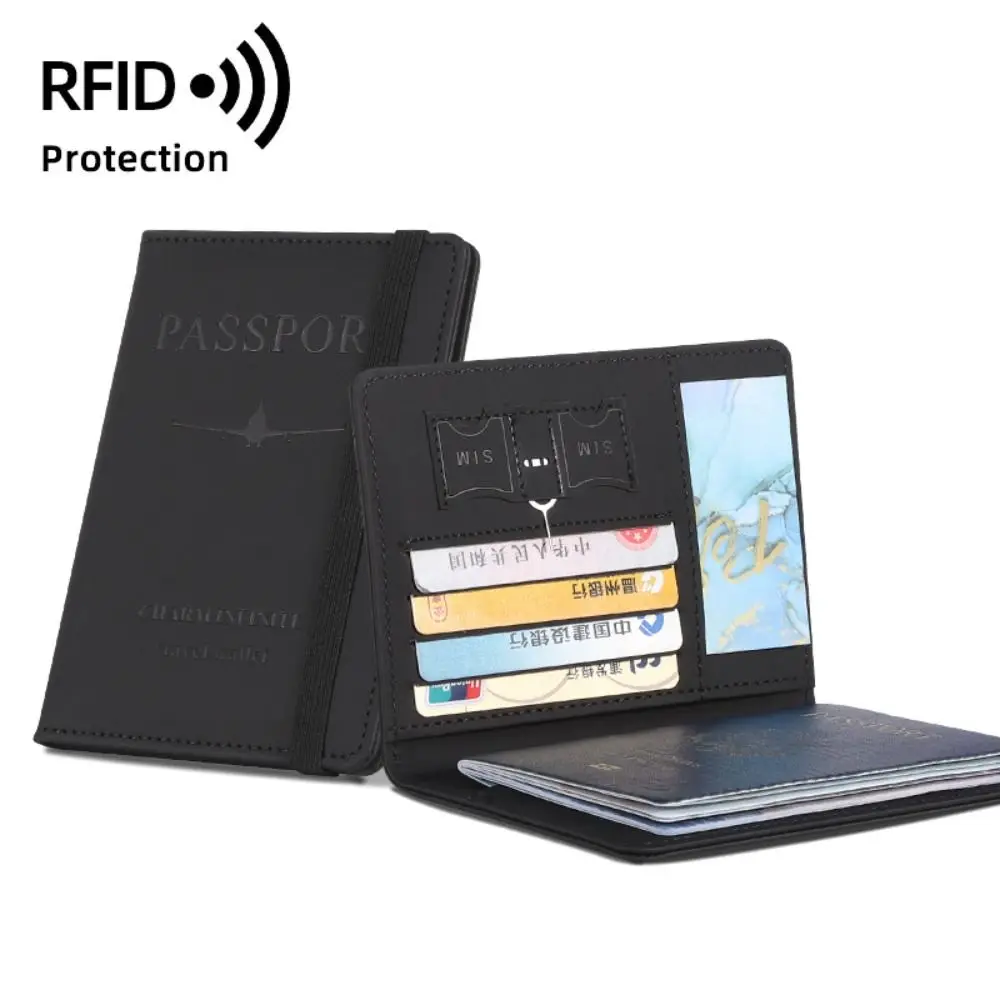 With RFID PU Leather Passport Holder Passport Package Travel Wallet Passport Protective Cover Credit Card ID Document
With RFID PU Leather Passport Holder Passport Package Travel Wallet Passport Protective Cover Credit Card ID Document
