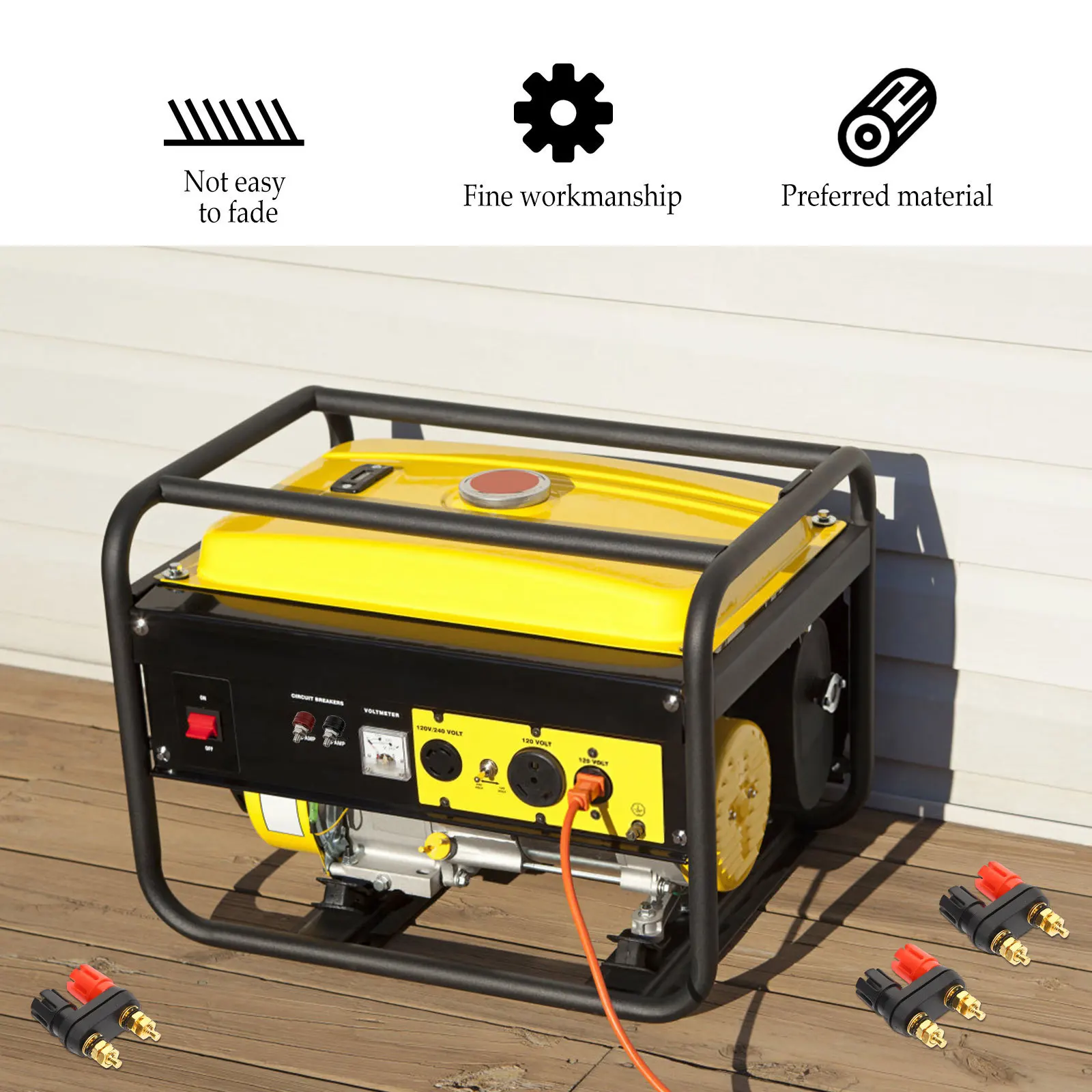 3Pcs Speaker Connector Binding Post Sturdy Metal Long Life Easy Install No Welding Required Sound Equipment Accessories
3Pcs Speaker Connector Binding Post Sturdy Metal Long Life Easy Install No Welding Required Sound Equipment Accessories