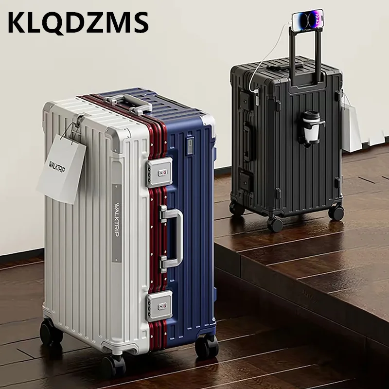 KLQDZMS Large Capacity Luggage Bag For Women Thick Aluminum Frame Password Box 32 Inch Oversized Suitcase For Men On Business
KLQDZMS Large Capacity Luggage Bag For Women Thick Aluminum Frame Password Box 32 Inch Oversized Suitcase For Men On Business