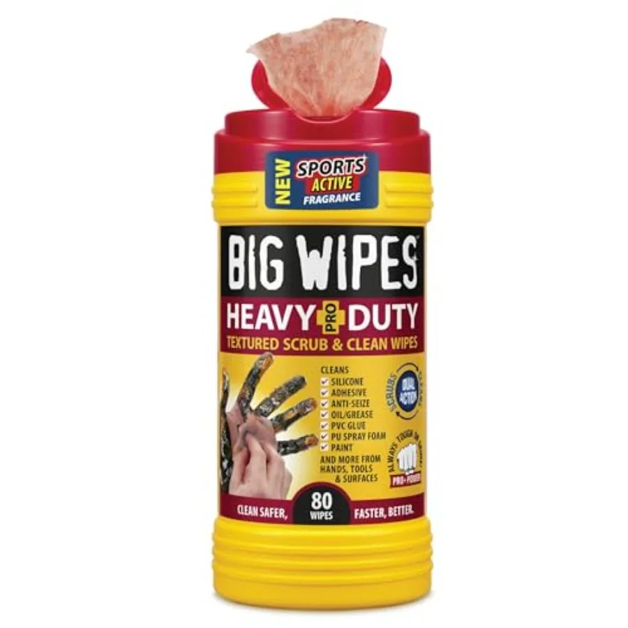 Industrial Hand Cleaning Wipes, Textured Scrubbing Degreaser Wipes for Mechanics and Tool Cleaner 0 Count Canister
Industrial Hand Cleaning Wipes, Textured Scrubbing Degreaser Wipes for Mechanics and Tool Cleaner 0 Count Canister