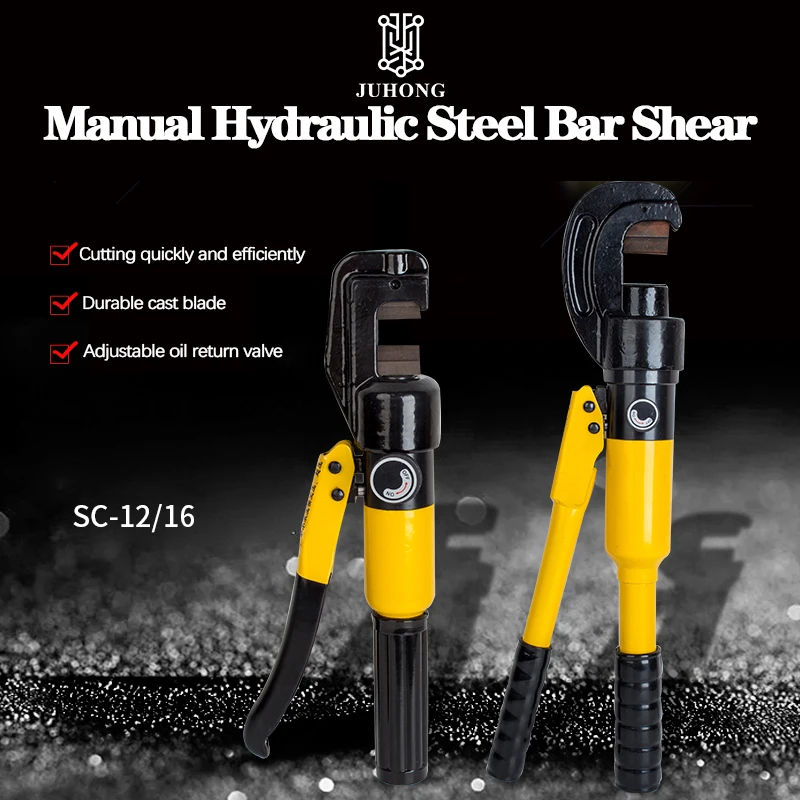 6-20 Ton Manual Hydraulic Steel Bar Shear,Hydraulic Cutter for 4-20mm Rebar,Industrial Reinforcement Cutter SC-12/16/22/25
6-20 Ton Manual Hydraulic Steel Bar Shear,Hydraulic Cutter for 4-20mm Rebar,Industrial Reinforcement Cutter SC-12/16/22/25