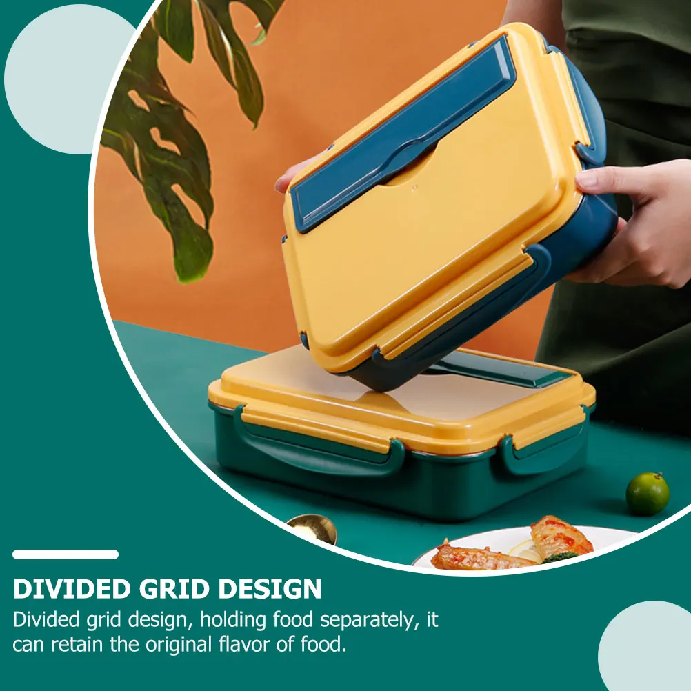 1 set Thermal Lunch Box Insulated Food Container Divided Grids Portable Warm Meal Storage Office Student Travel Leak Proof 
1 set Thermal Lunch Box Insulated Food Container Divided Grids Portable Warm Meal Storage Office Student Travel Leak Proof