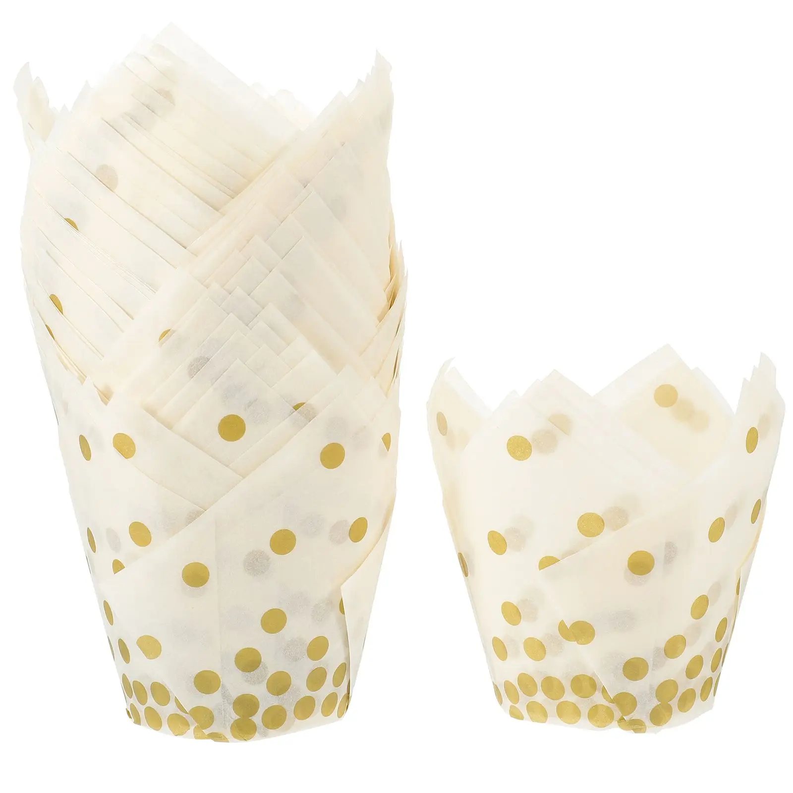 50pcs Dot Paper Cups Oil Resistant Cupcake Liners Baking Cups Wedding Muffin Cases Decorative Cake Bread Holder
50pcs Dot Paper Cups Oil Resistant Cupcake Liners Baking Cups Wedding Muffin Cases Decorative Cake Bread Holder