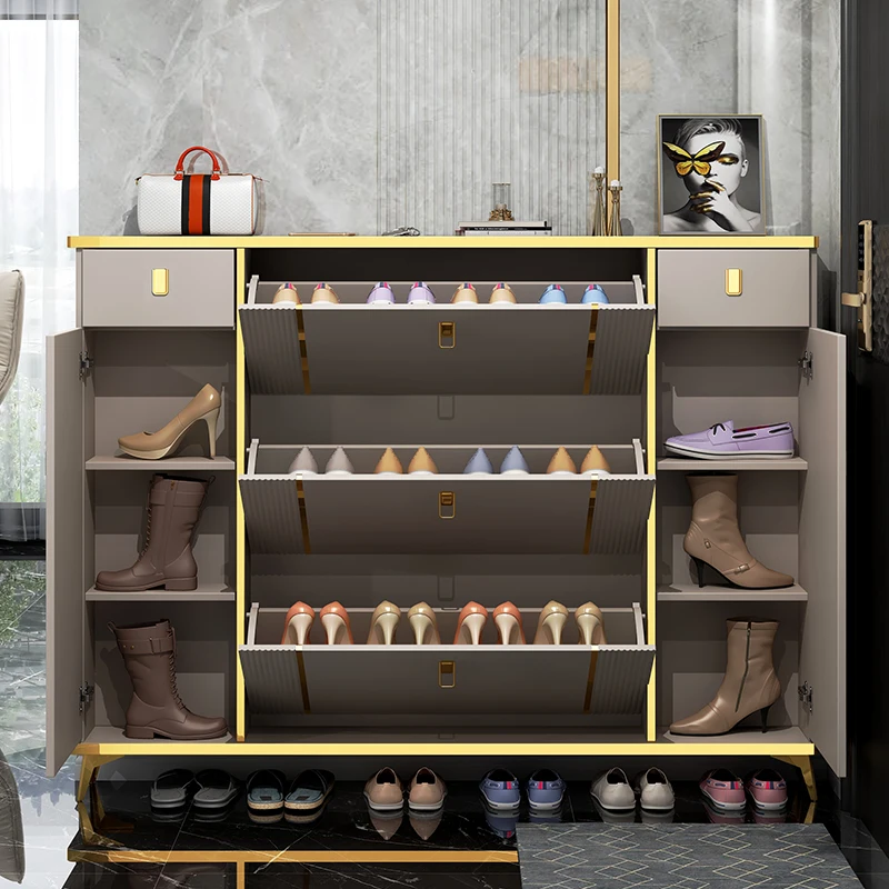 Light luxury ultra-thin tipping bucket shoe cabinet household door 2025 new popular home storage cabinet integrated against the
Light luxury ultra-thin tipping bucket shoe cabinet household door 2025 new popular home storage cabinet integrated against the