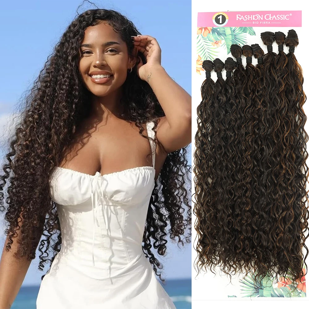 Synthetic Curly Bundles Long Hair Exetension 20 24 28Inch 9Pcs/Set Organic Fiber Curly For Women Water Wave Heat Resistant
Synthetic Curly Bundles Long Hair Exetension 20 24 28Inch 9Pcs/Set Organic Fiber Curly For Women Water Wave Heat Resistant